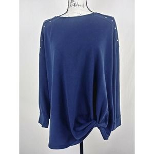 Rock & Republic Womens top SZ XXL Blue